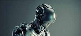 Humanoid robot in profile, representing the Smart Manufacturing course